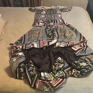 New York and Company bubble skirt and top